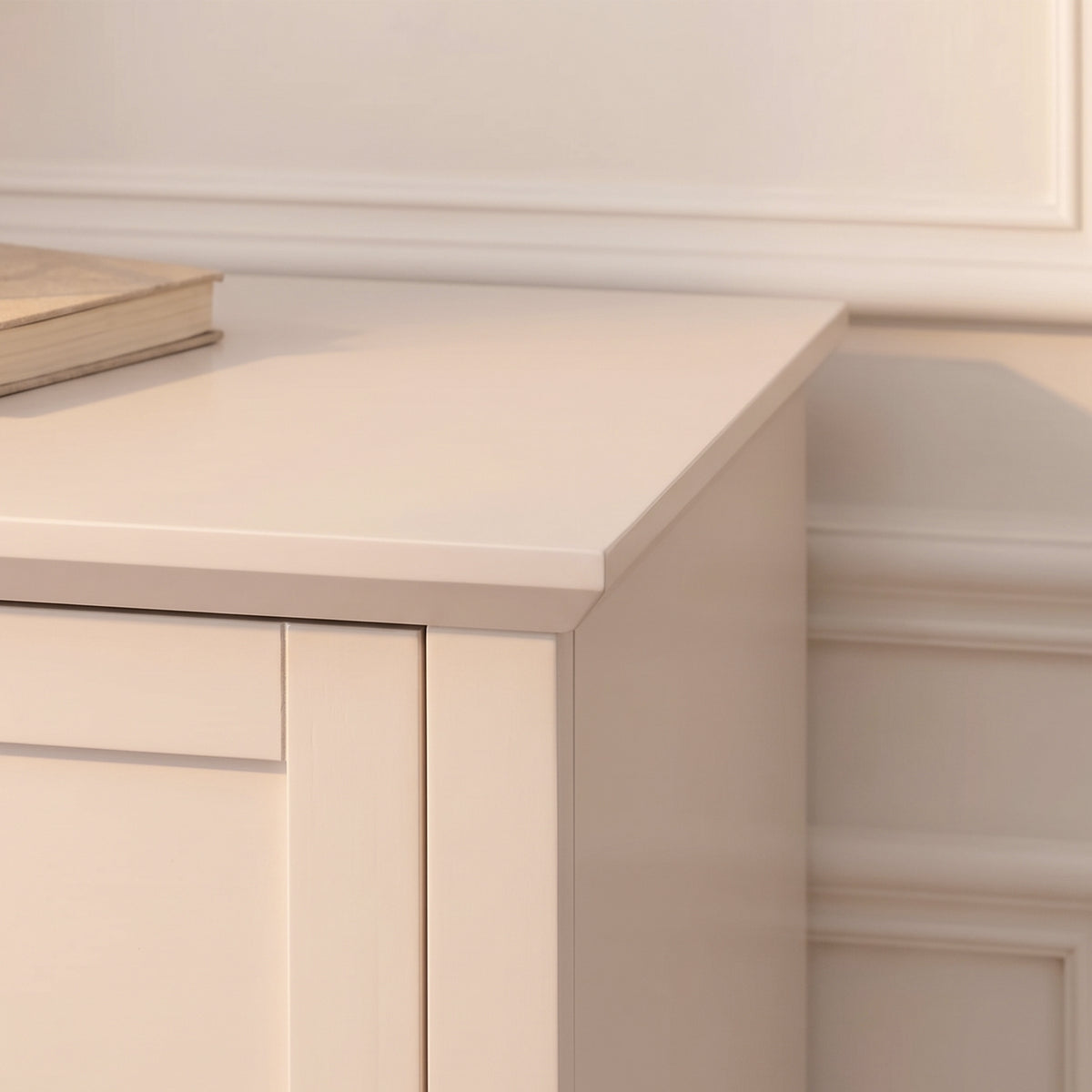 Ines 4 Drawers Tall Boy - Taupe - Laura James 