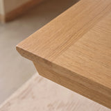 Sabina 160-240cm Pale Oak Extending Dining Table Set - 8 Seater - Ella Pale Oak Carver Chairs - Laura James 