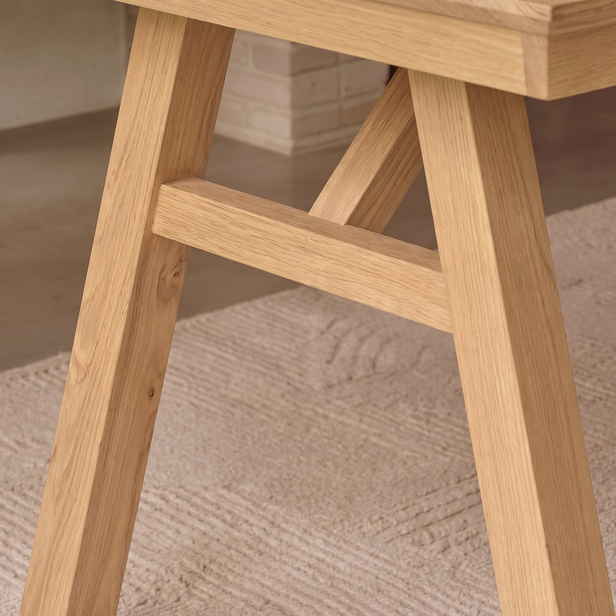 Sabina 160-240cm Pale Oak Extending Dining Table Set - 8 Seater - Ella Pale Oak Carver Chairs - Laura James 