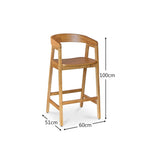 Ella Bar Stool - Classic Oak - Laura James 