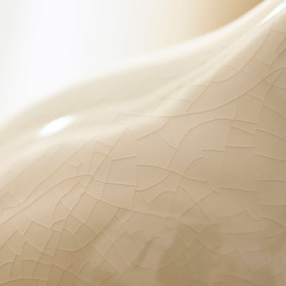 Cali 10cm Ceramic Bird Ornament - Off White - Laura James