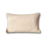 Camber 35x55cm Garden Scatter Cushion Cover - Off White with Sage Green Piping - Laura James