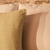 Camber 45x45cm Outdoor Cushion Cover - Sage Green with Green Piping - Laura James