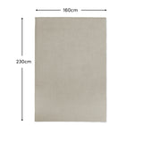 Camden Natural Wool Rug - 200x230cm - Laura James