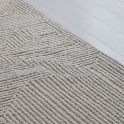 Camden Natural Wool Rug - 200x290cm - Laura James