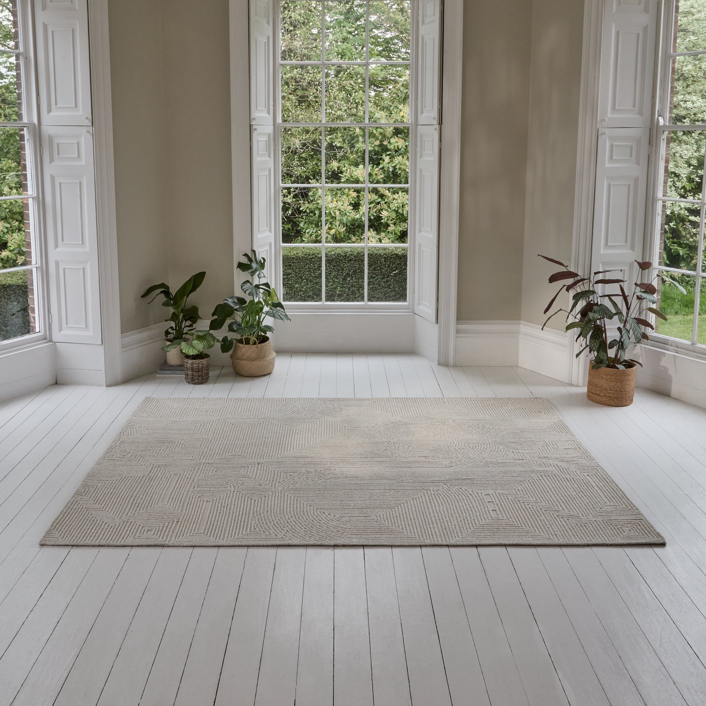 Camden Natural Wool Rug - 200x290cm - Laura James
