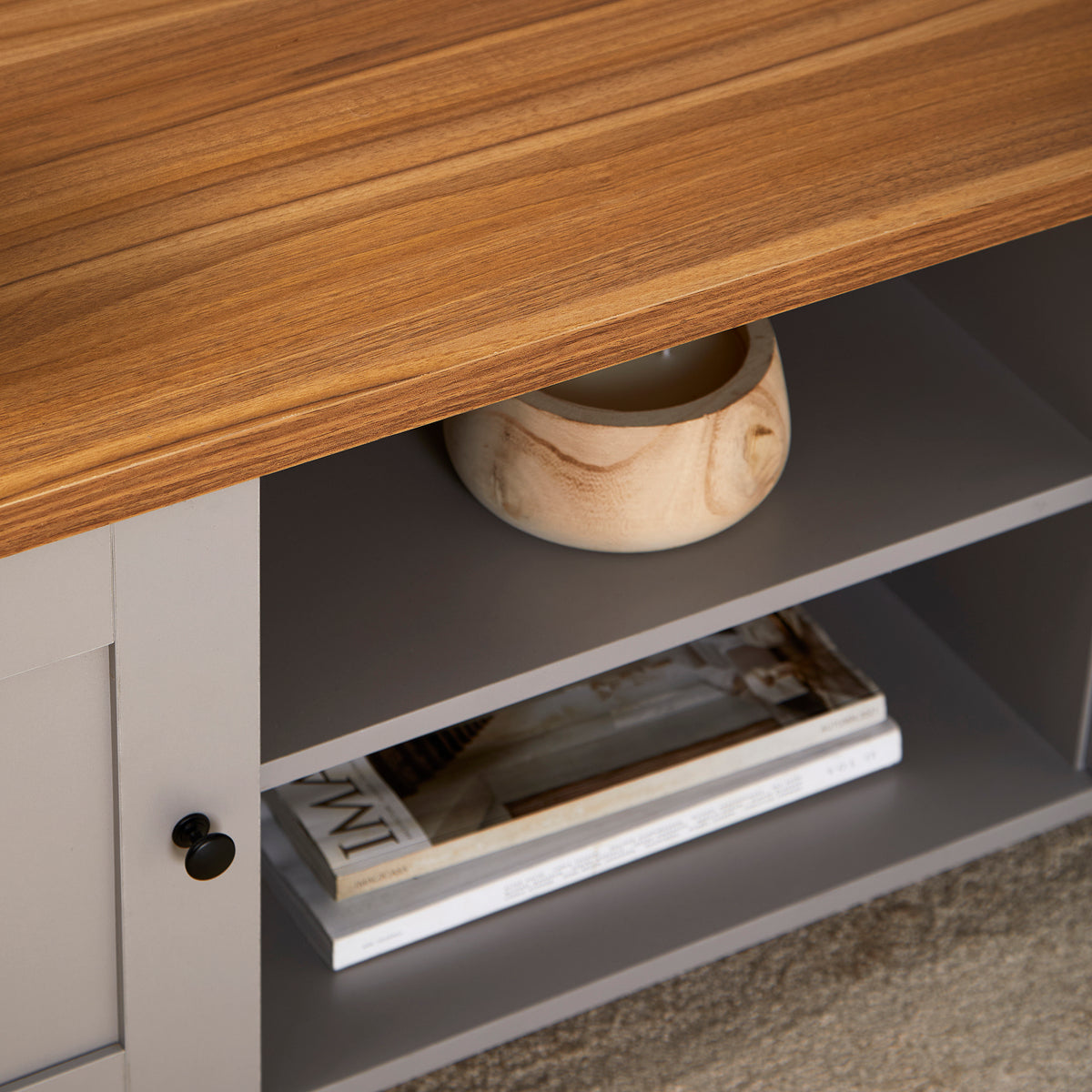Bampton Stone Grey TV Unit