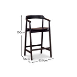 Carter Bar Stool - Black Oak - Laura James 