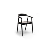 Carter Black Oak Dining Armchairs - Laura James 