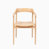 Carter Whitewash Oak Dining Armchair - Set of 2 - Laura James