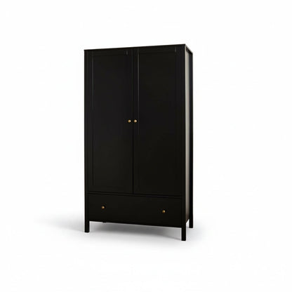 Charlie Double Wardrobe - Black - Laura James