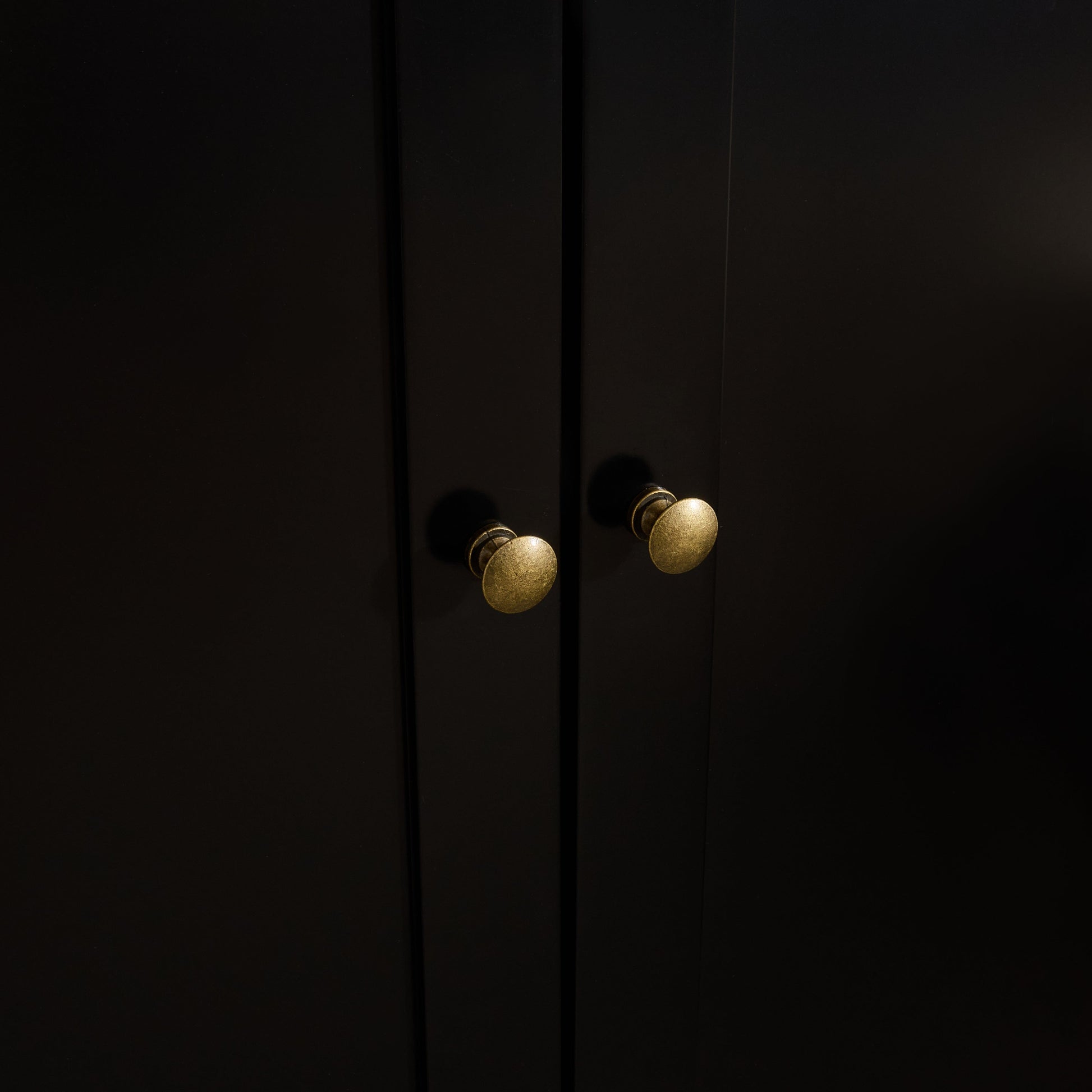 Charlie 3 Door Wardrobe - Black - Laura James