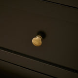 Charlie 3 Drawer Chest of Drawer - Noir Black - Laura James 