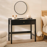 Charlie Noir Black Dressing Table - Laura James
