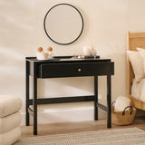 Charlie Noir Black Dressing Table - Laura James
