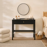 Charlie Noir Black Dressing Table - Laura James