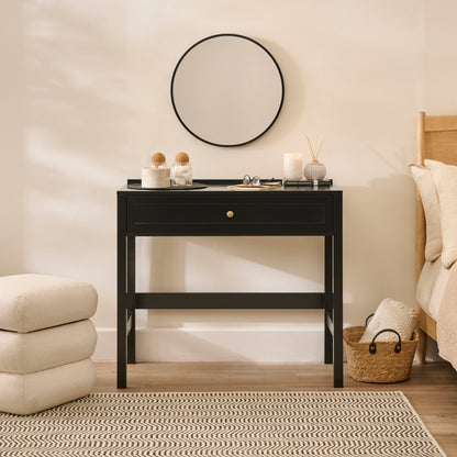 Charlie Noir Black Dressing Table - Laura James