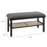outlet-charlie-hallway-bench-cane-black-laura-james-8 - Laura James