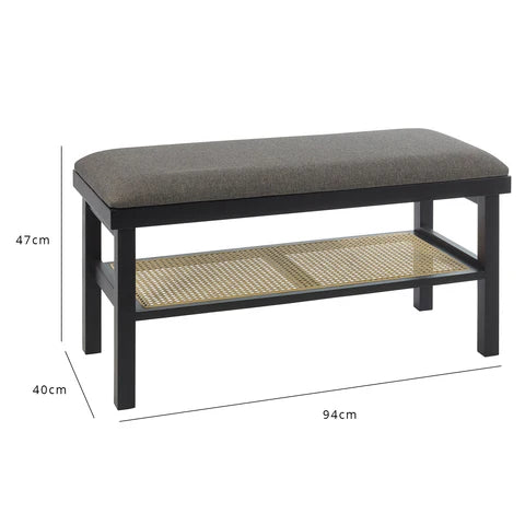 outlet-charlie-hallway-bench-cane-black-laura-james-8 - Laura James