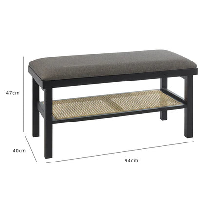 outlet-charlie-hallway-bench-cane-black-laura-james-8 - Laura James