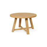Charlotte Pale Oak Round Dining Table Set - 4 Seater - Ella Pale Oak Carver Chair - Laura James