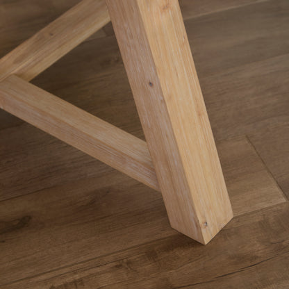 Charlotte Black Oak Round Dining Table - Laura James