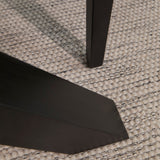 Charlotte Black Oak Extending Dining Table Set - 6 Seater - Nolan Boucle Dining Chairs - Black Oak Legs
- Laura James