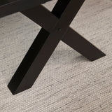 Charlotte Black Oak Extending Dining Table Set - 6 Seater - Nolan Boucle Dining Chairs - Black Oak Legs
- Laura James