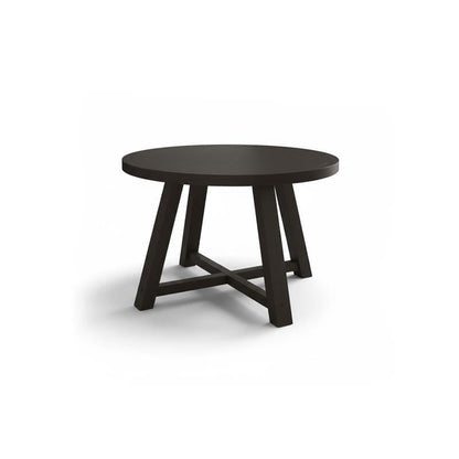 Charlotte Black Oak Round Dining Table - Laura James 