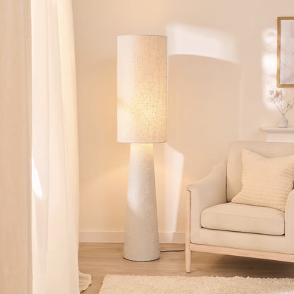 Chattendon 130cm Floor Lamp - Oatmeal - Laura James 