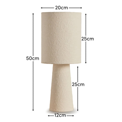 Chattendon 50cm Table Lamp - Oatmeal