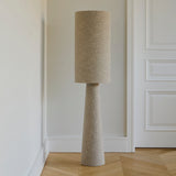 Chattendon 130cm Floor Lamp - Driftwood Slub Linen - Laura James 