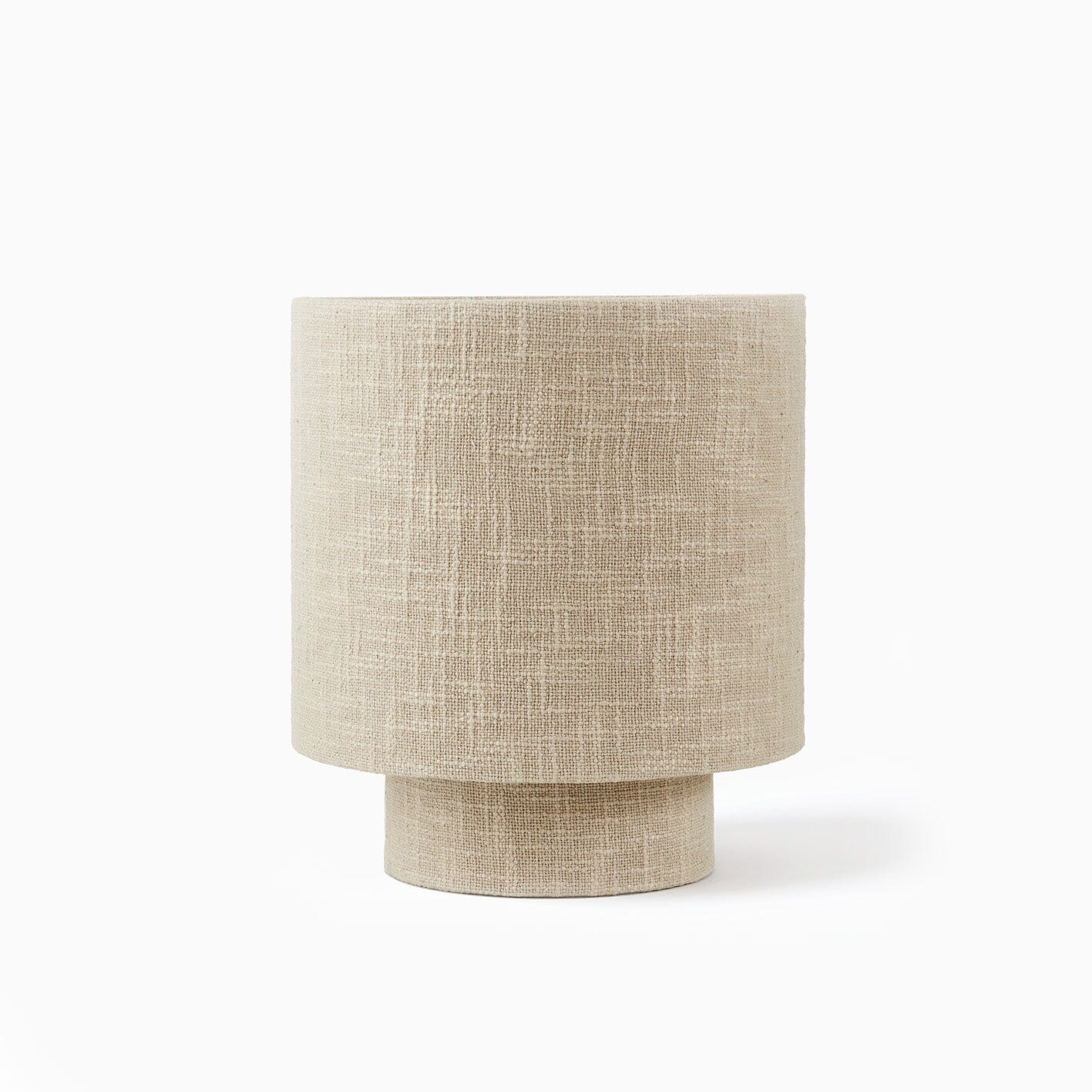 Chattendon Driftwood Slub Linen Floor Lamp - 36cm