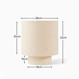 Chattendon Ivory Boucle Floor Lamp - 36cm - Laura James