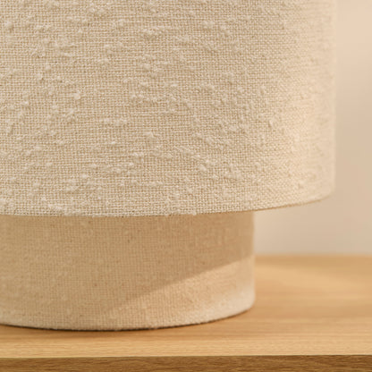Chattendon Ivory Boucle Floor Lamp - 36cm - Laura James