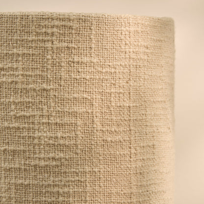 Chattendon Driftwood Slub Linen Floor Lamp - 50cm - Laura James