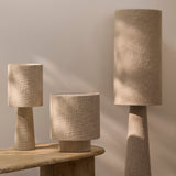Chattendon Driftwood Slub Linen Floor Lamp - 36cm