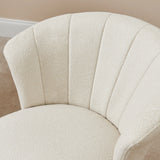 Cleo Beige Boucle Dining Chairs- Set Of 2 - Laura James 