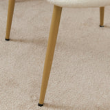 Cleo Beige Boucle Dining Chairs- Set Of 2 - Laura James 