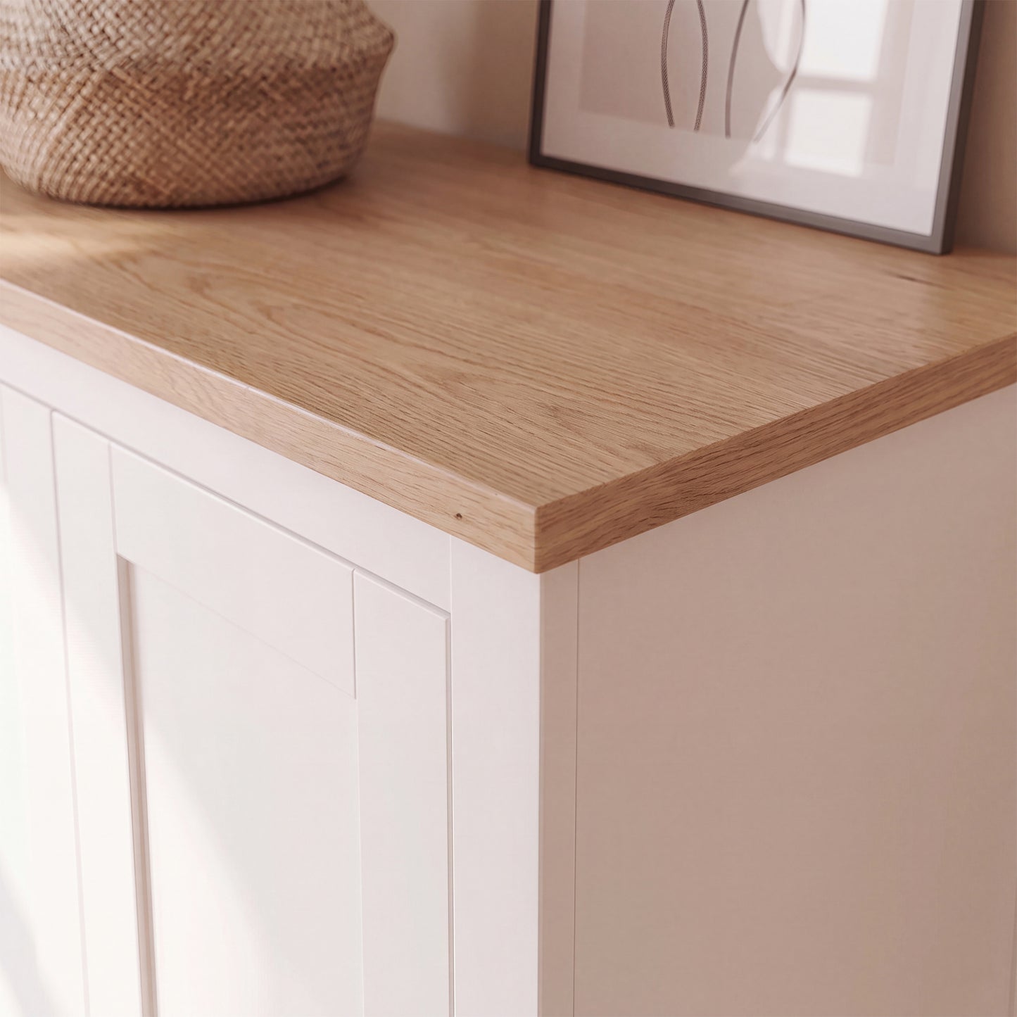 Bampton Double Wardrobe - Alabaster White - Laura James 