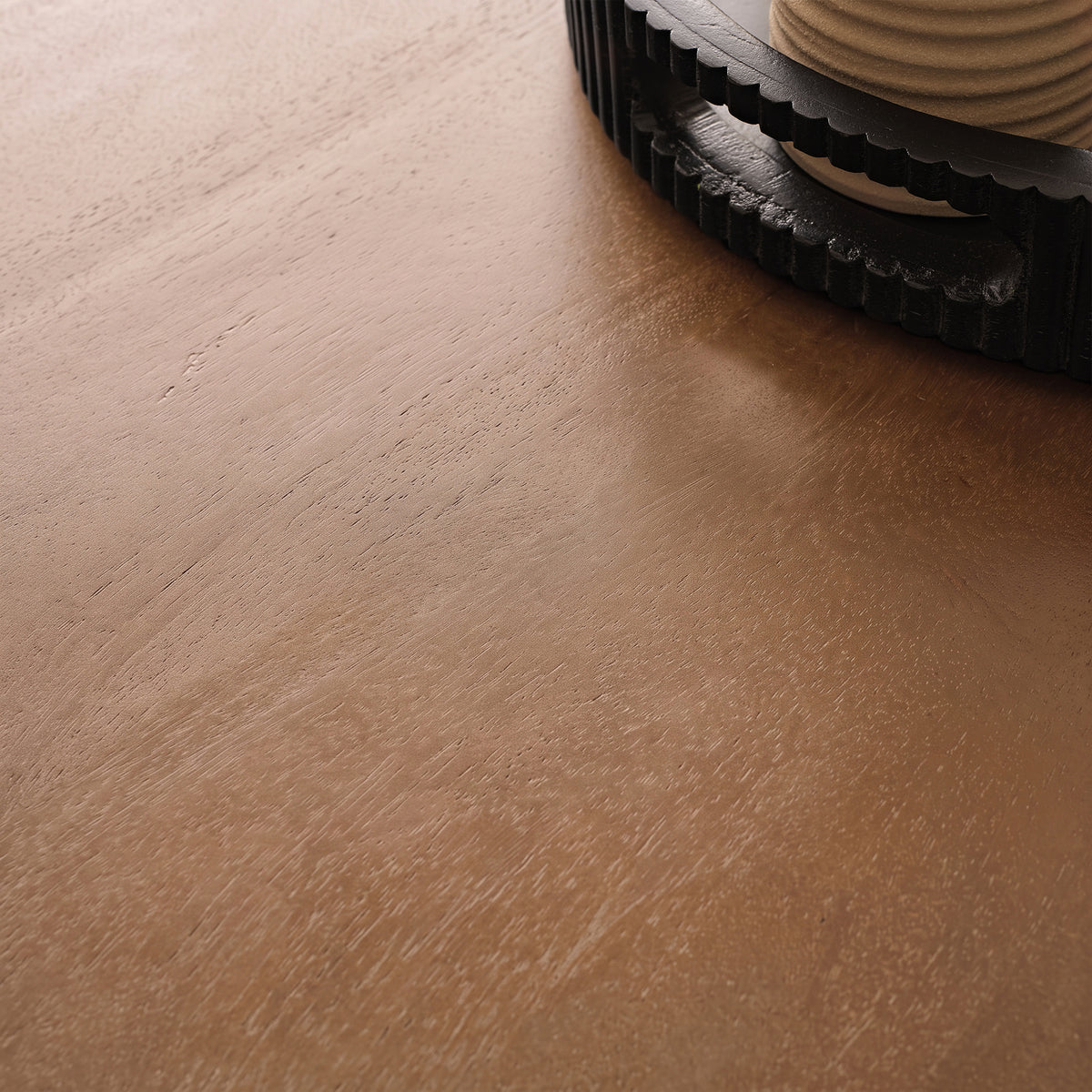 Adam 100cm Oval Almond Brown Coffee Table - Laura James 