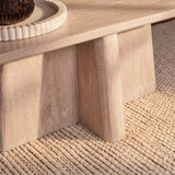 Bastian 100cm Limewash Coffee Table - Laura James 
