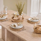Bastian 220cm Limewash Dining Table - Laura James 