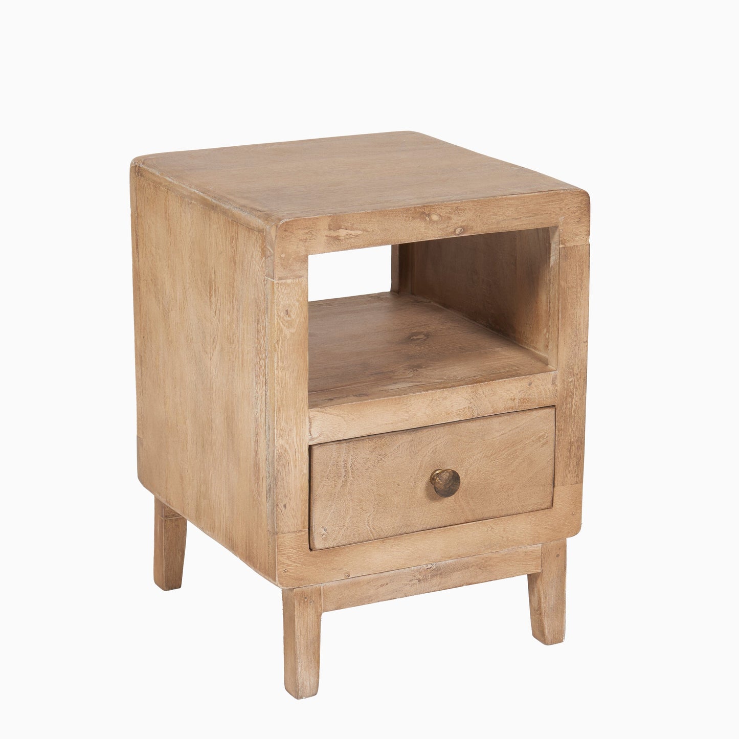 Colton Mango wood Bedside Table - Set of 2 - Laura James 