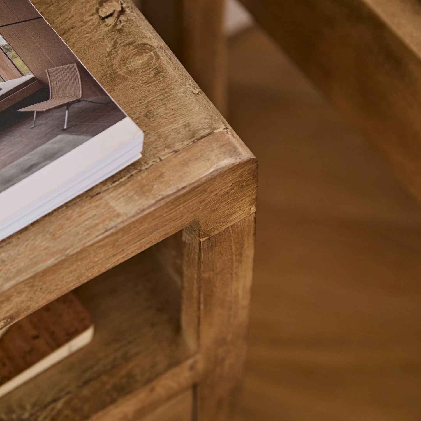 Colton Mango wood Bedside Table - Set of 2 - Laura James 