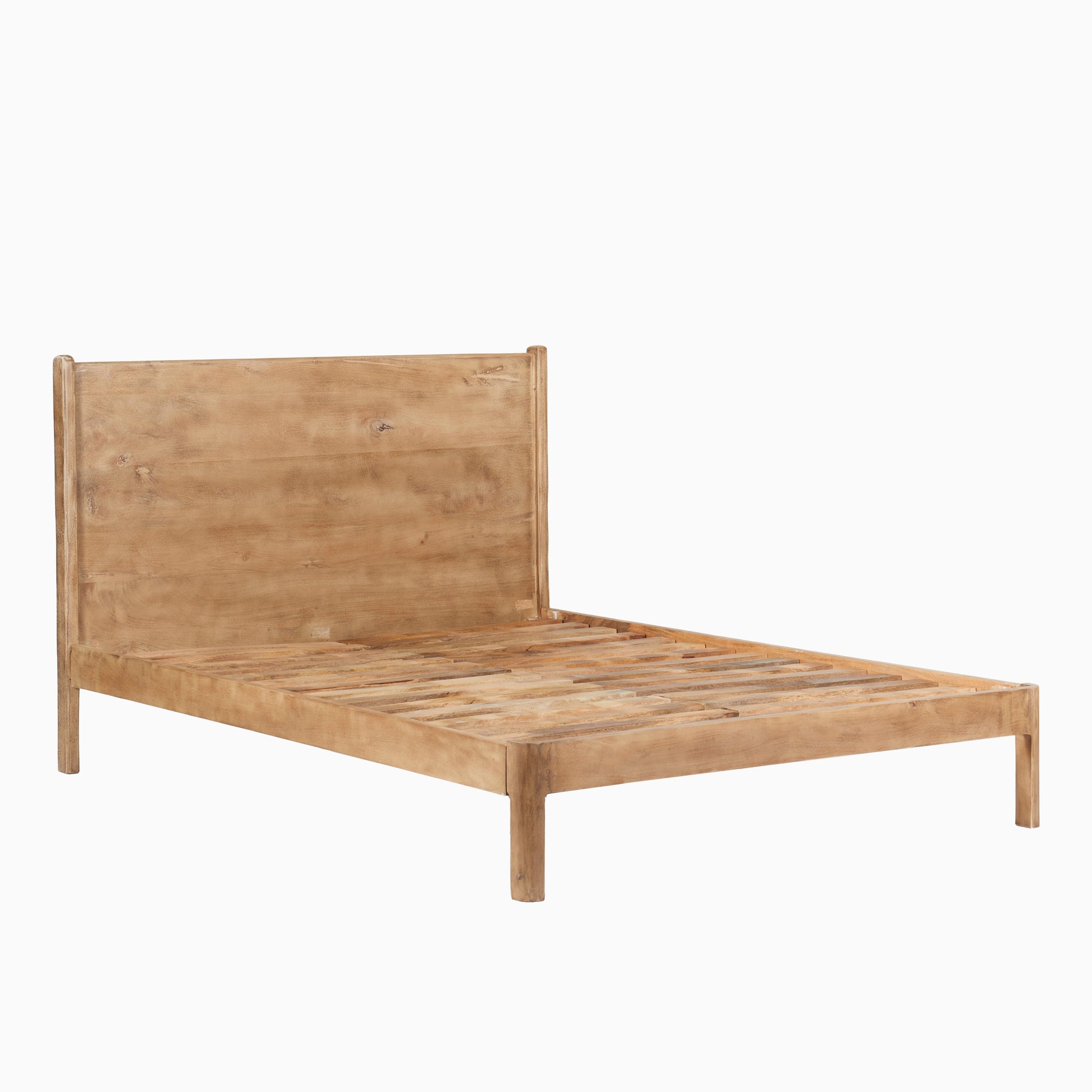 Colton King Size Bed Frame - Mango wood - Laura James 