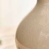 Corsino 16cm Ceramic Vase - Handle - Off White - Laura James