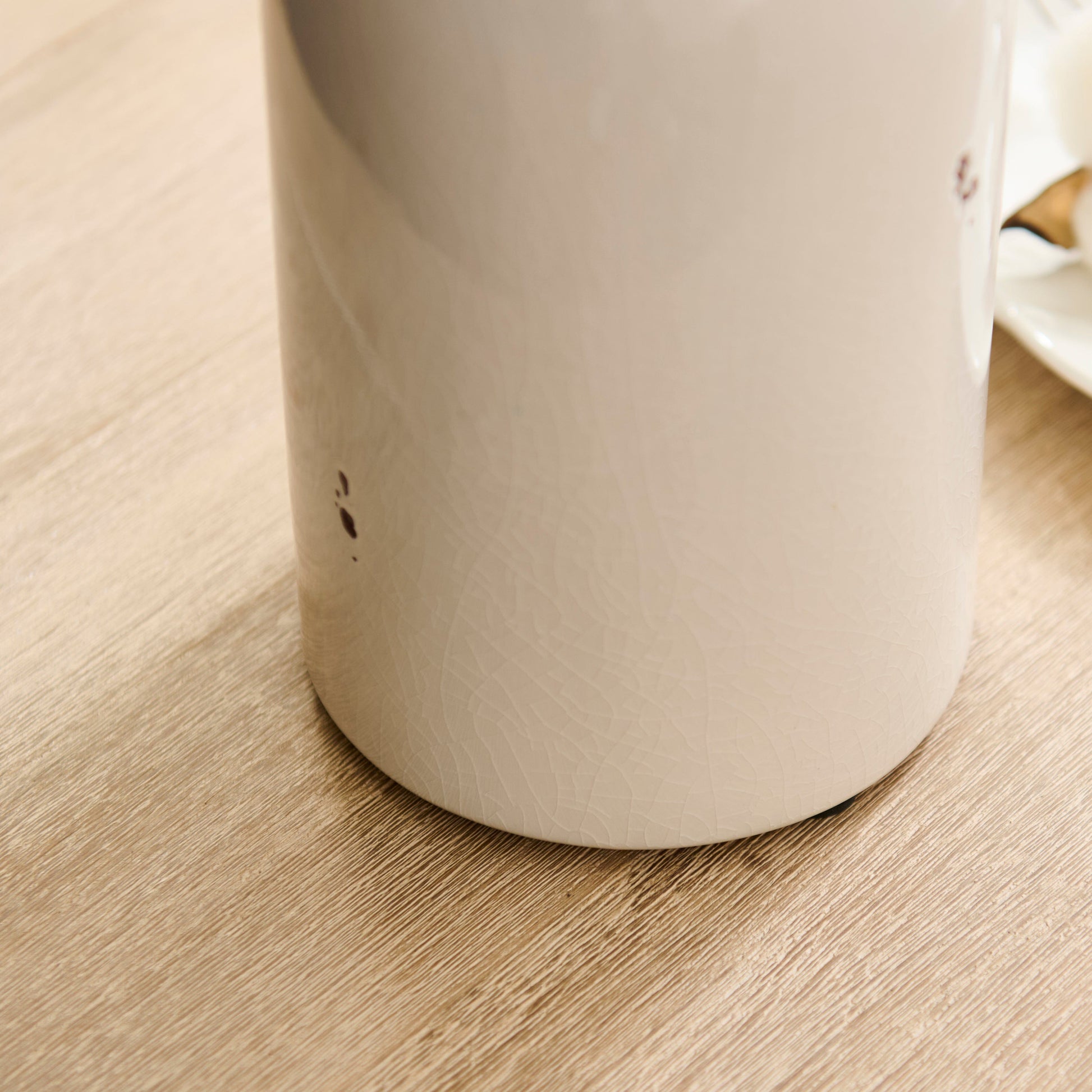 Corsino 22cm Ceramic Vase - Off White - Laura James