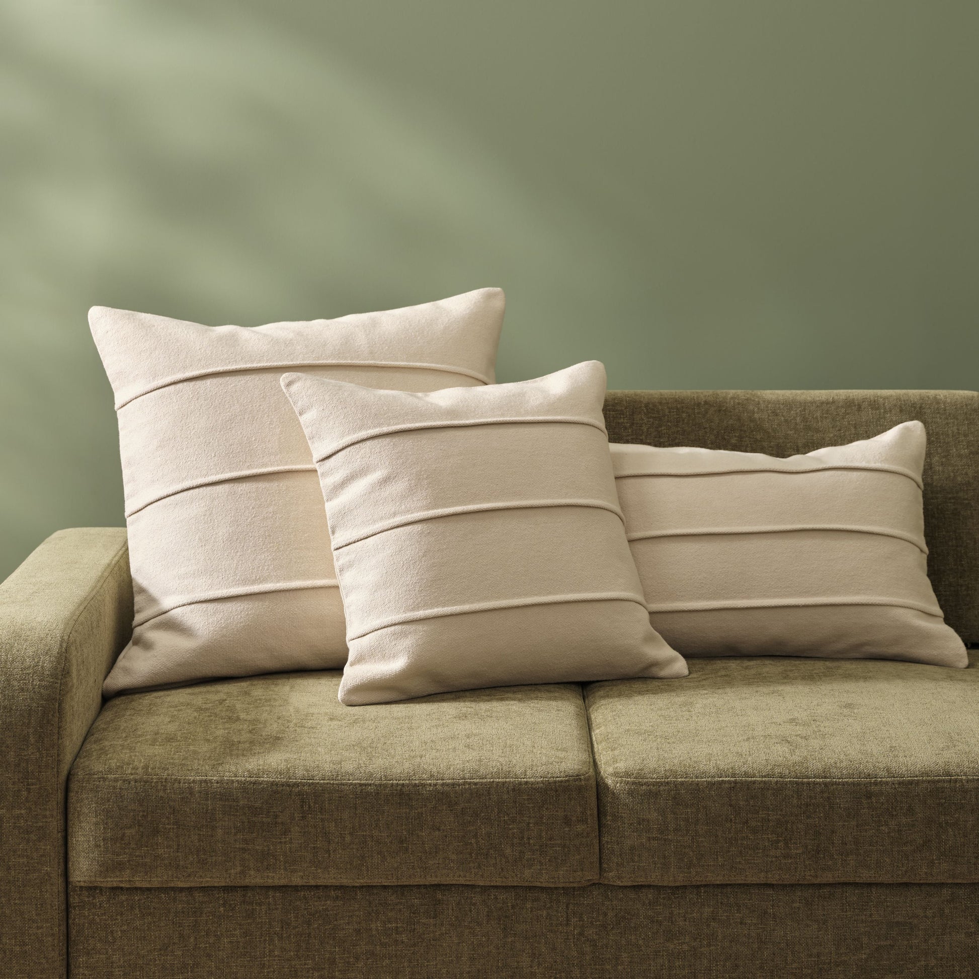 Ludbrook - Natural Cushion Covers - Set of 3 - Laura James 