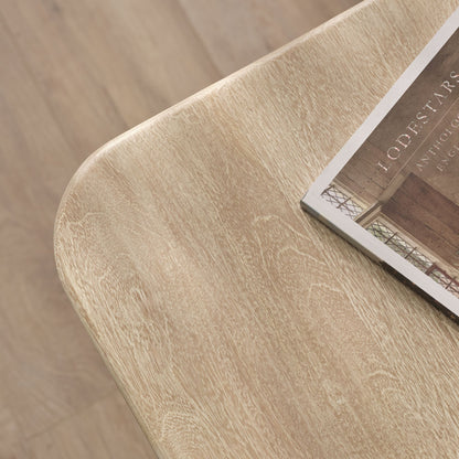 Bastian 50cm Square Side Table - Limewash - Laura James 